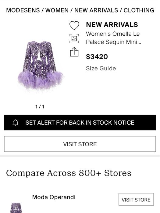 Рокля с пайети и пера “ NEW ARRIVALS”