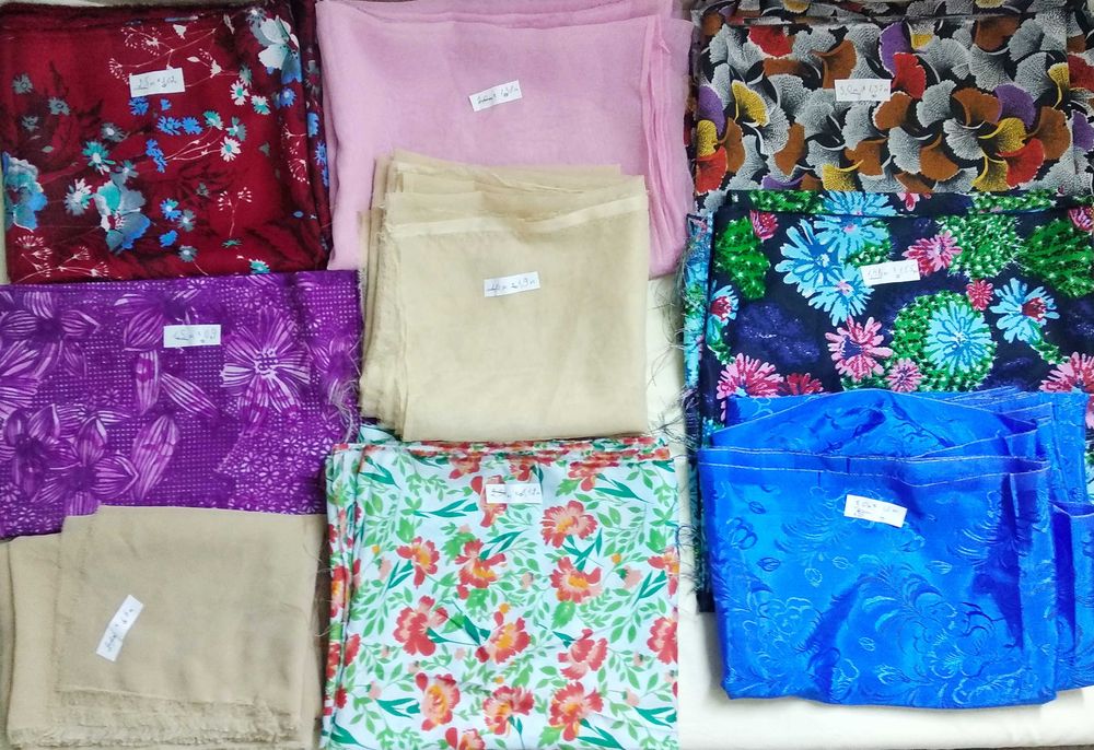 Отрезы разной ткани, цена за все (20,32 м)