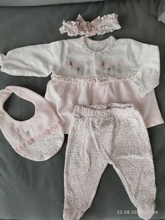7 комплекта дрешки за момиче 0-3 месеца