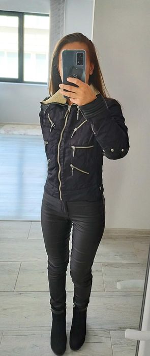 Оригинално яке от естествена кожа Replay