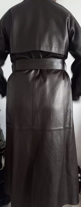 Жен.кожанный плащь