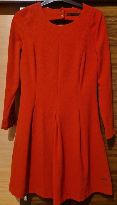 Rochie midi roșie