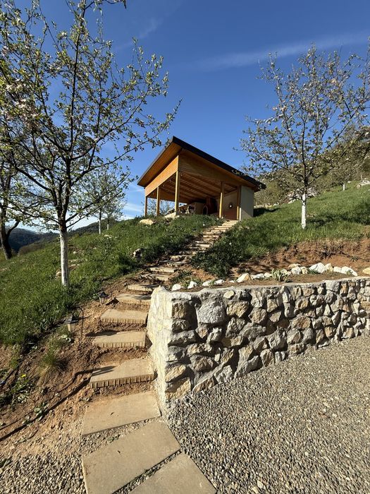 Cabana A-Frame de închiriat, 2 dormitoare – Sălciua, județul Alba