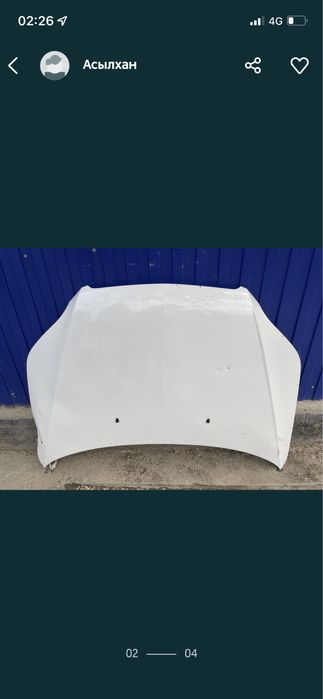 Шевролет авео капот