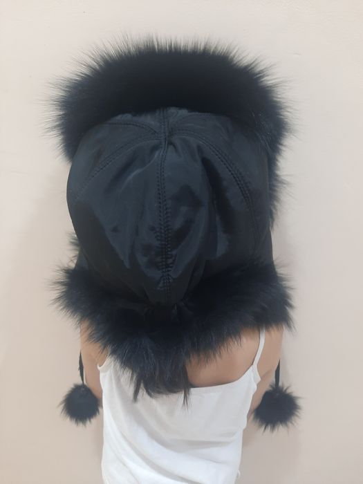 Ушанка с натуральным мехом