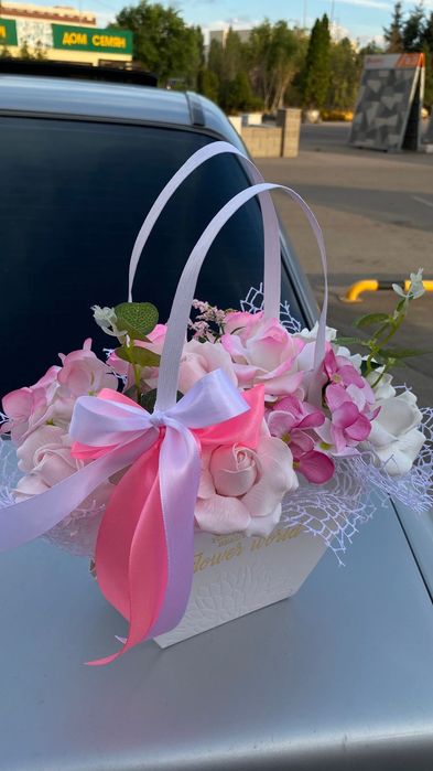 Ароматные мыльные розы