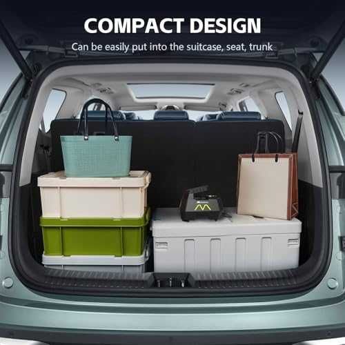 Нов Преносим компресор за гуми кола/мото/колело 150PSI LED накрайници