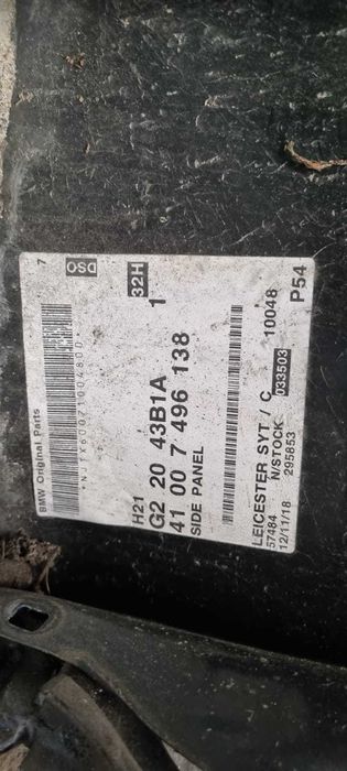 Aripa stanga  BMW seria 4 F32 F33 F36 culoare Estoril Blau B45