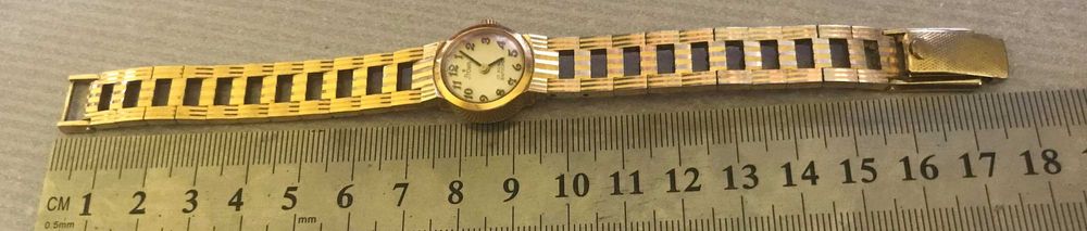 Ceas dama STOWA -german anii 60-70 mecanic,aurit 14k