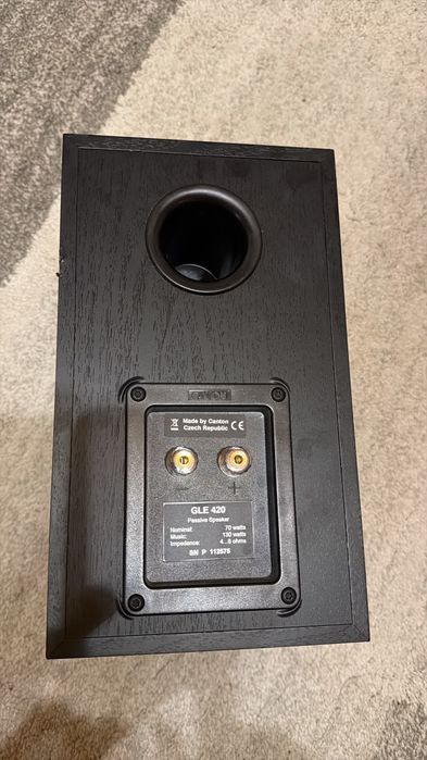 Boxe Canton GLE 420 - Boxe de raft/Hifi, 70W / 130W, 4-8 Ohmi, Stare Excelentă