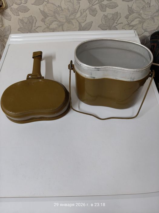 Армейский котелок  аллюминиевый,