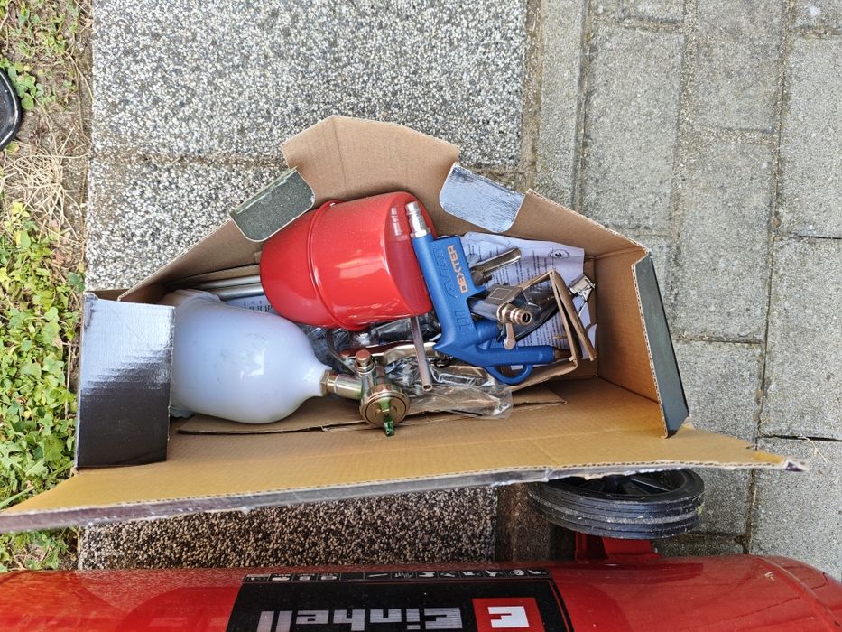 Comresor aer einhell si pistol vopsit