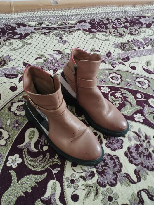 Полусапожки кожаные