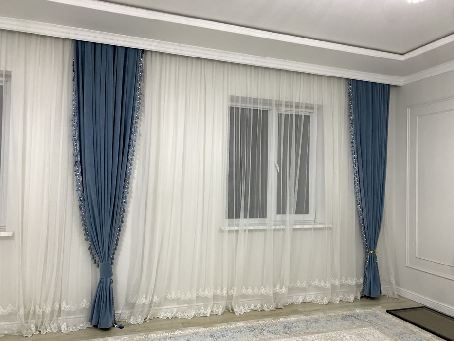 Әдемі перде шторы зал холл