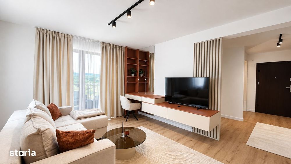 Apartament 2 camere complet mobilat și utilat | finisaje premium — fotografia 3