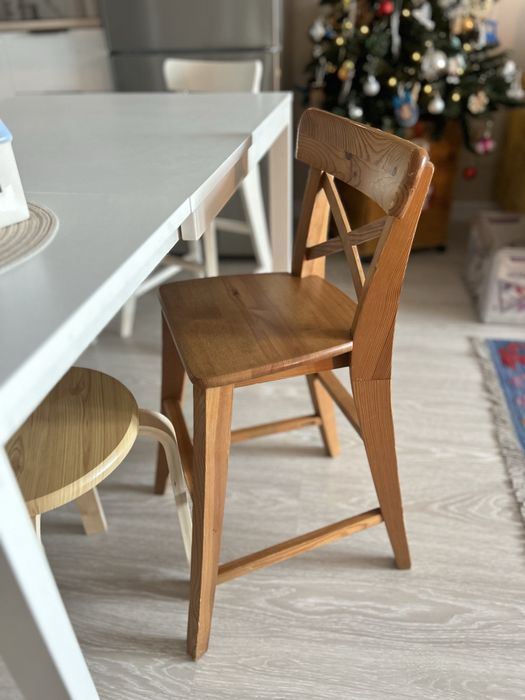 Детский стул из массива дерева ikea