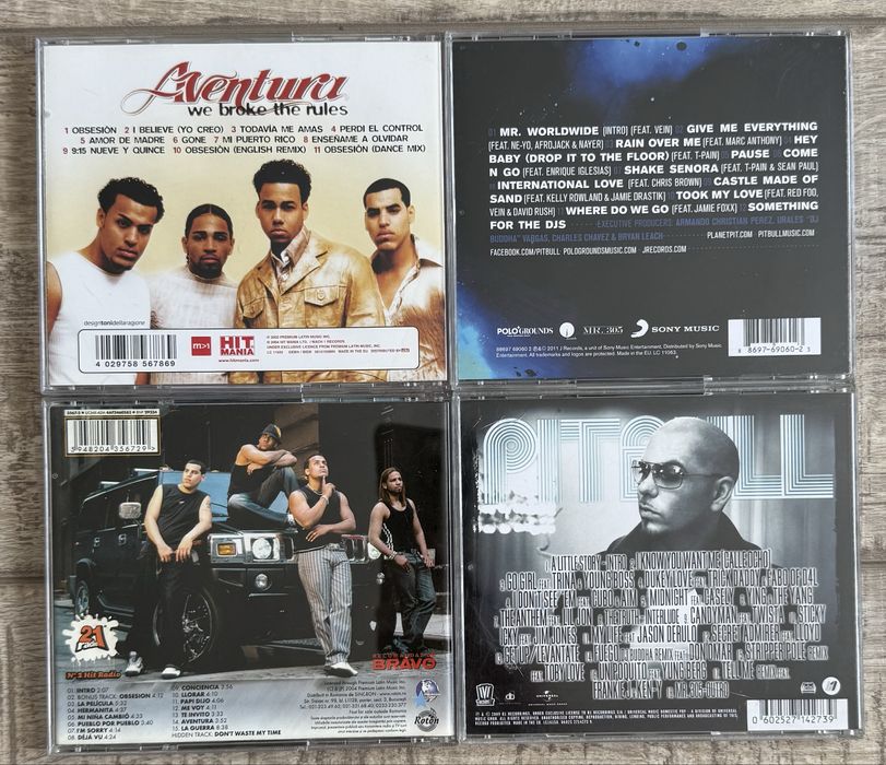 Pachet 15 Eurodance/Raggae/Hip-Hop - Faithless/Aventura/Pitbull/Touche