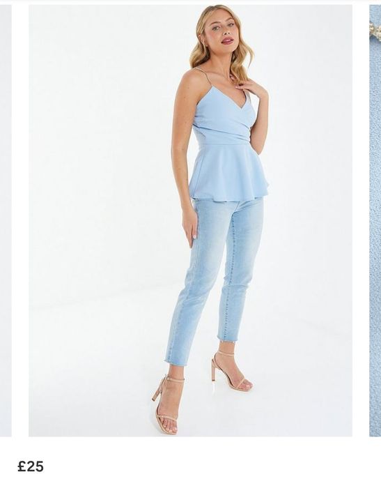 Top maieut culoare Baby blue