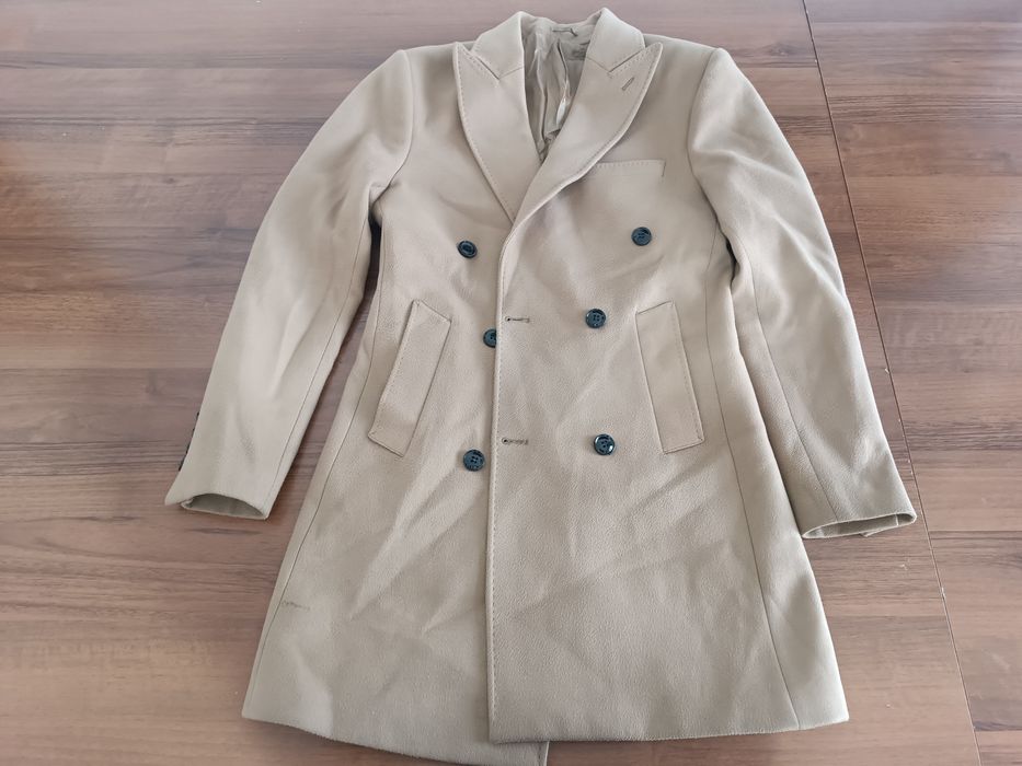 Коричневое стильный пальто