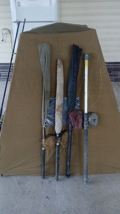 Удочки с катушками