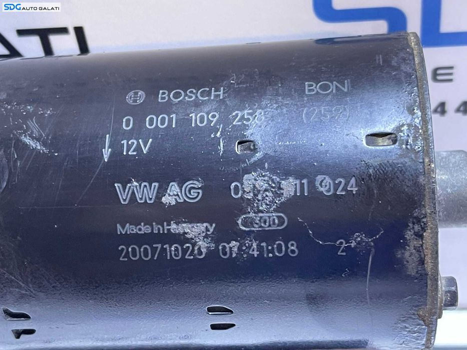 Electromotor cu 10 Dinti Audi A6 C6 3.0 TDI V6 CDYA CDYB CDYC ASB BMK BNG 2005 - 2011 Cod 0001109258 059911024 [B3676]
