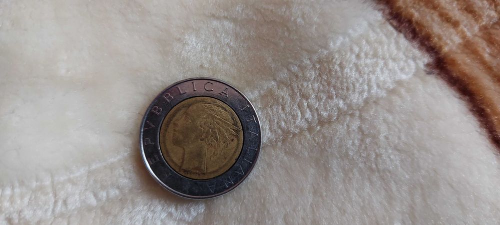 moneda de colectie 500 LIRE italiene