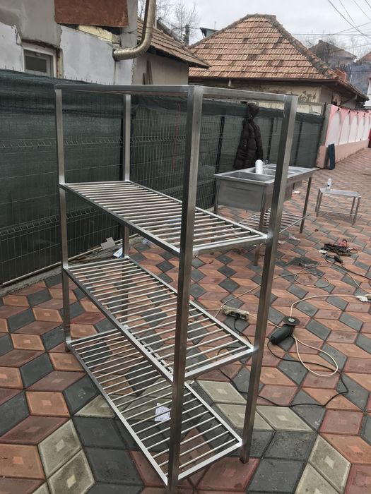 Dulap inox cu usi culisante