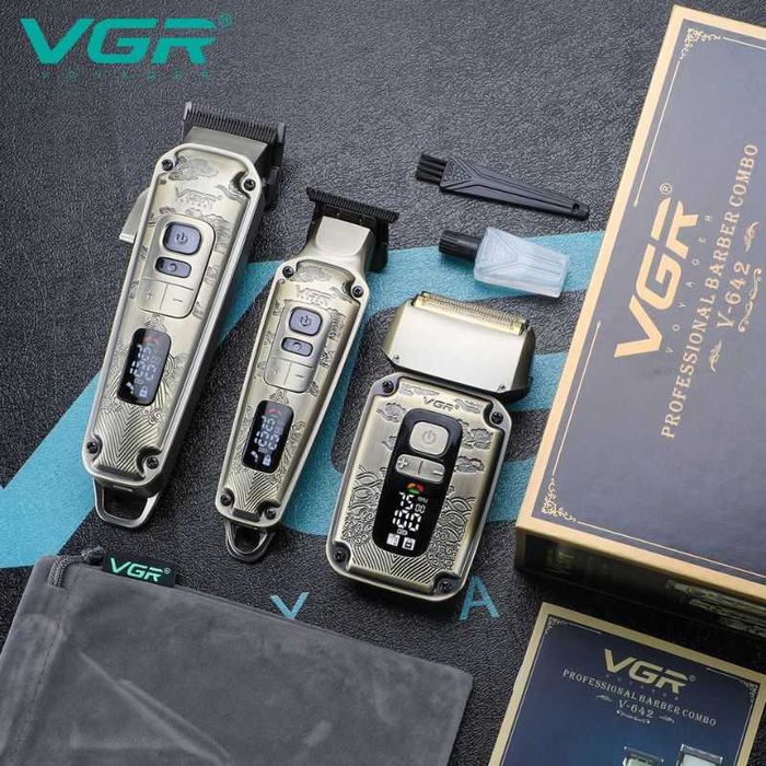 Професионален комплект 3 в 1 машини за подстригване VGR V-642