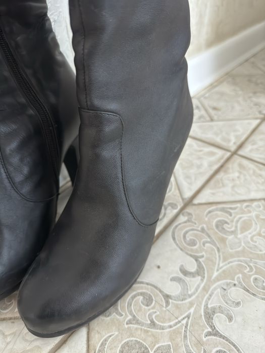 Сапоги кожанные 37 размер