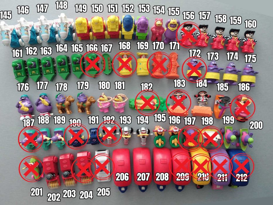 McDonalds Toys Макдоналдс Играчки от 90те 00те Винтидж Колекционерски