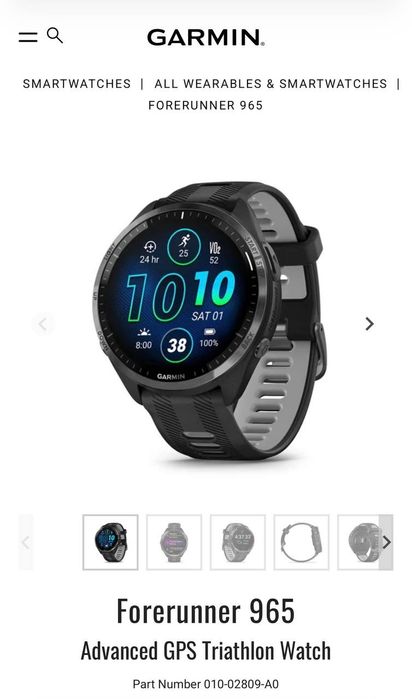Garmin forerunner 965 идеальном состоянии!