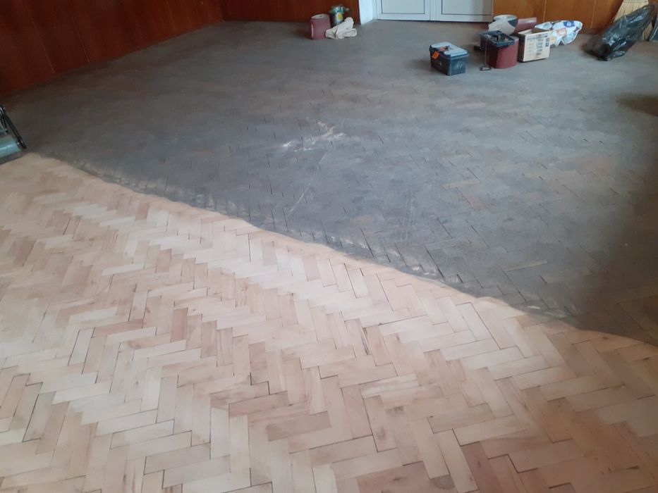 Безпрахово циклене и лакиране на паркет