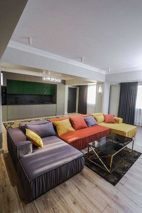 жк ДАРХАН МОДЕРН 2 комнат 98кв АРЕНДА Банковский дом Новомосковская