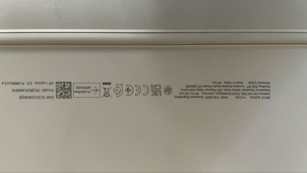 Hp Laptop 15 - fc0002nia sotiladi