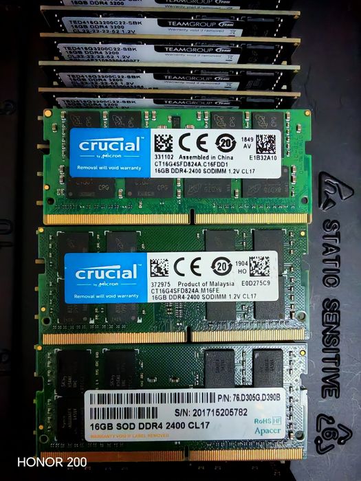 Apacer DDR4 16gb 2400mhz sodimm