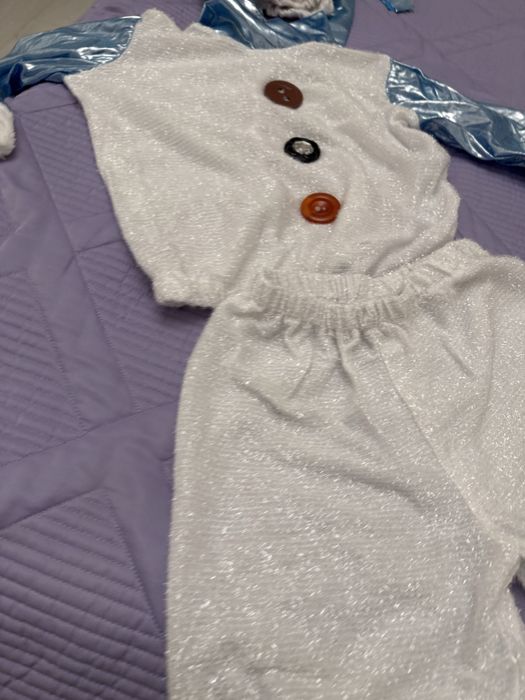 Костюм снеговика, на 3-5 лет