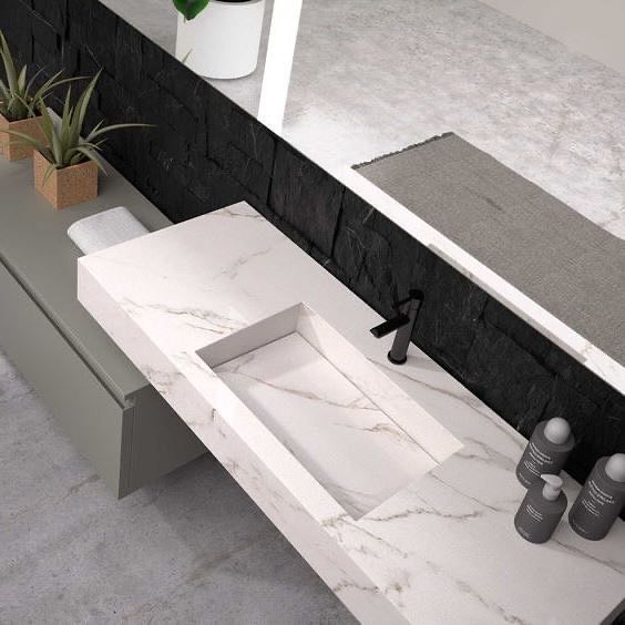 Раковина из керамогранита