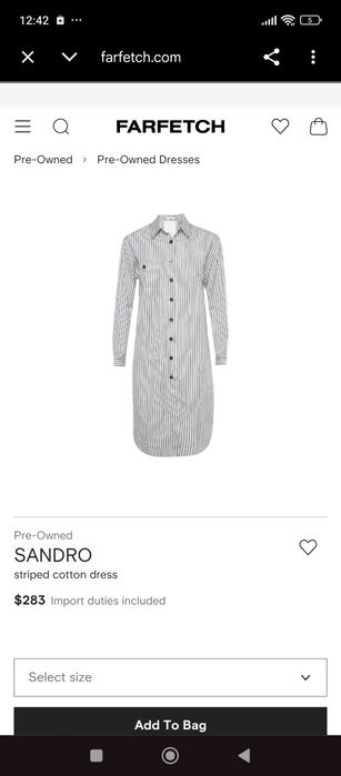 Rochie de damă Sandro