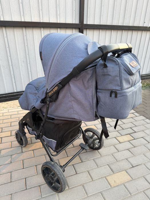 Коляска ining baby синии