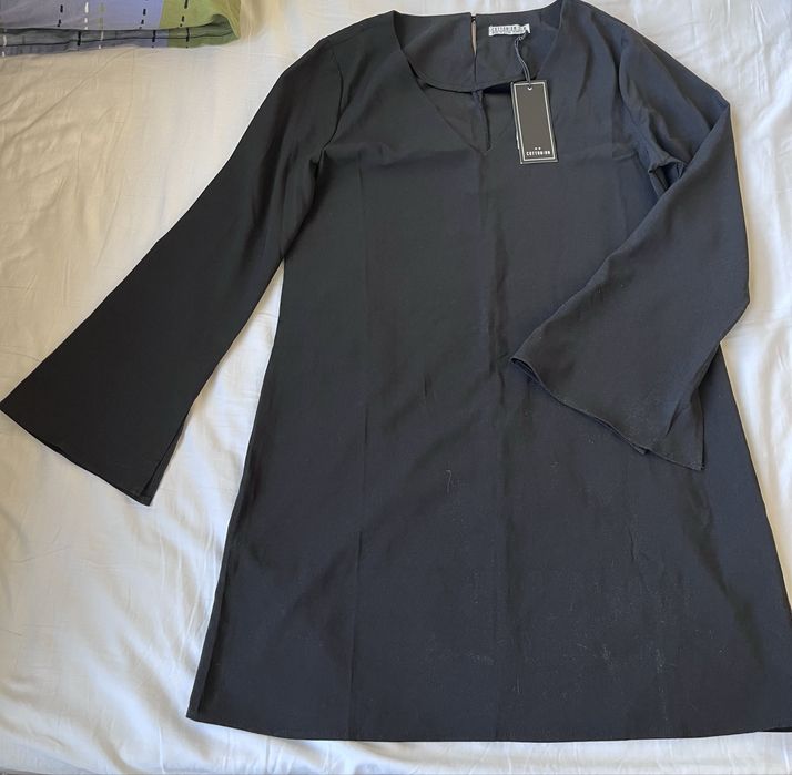 Платье-туника черное