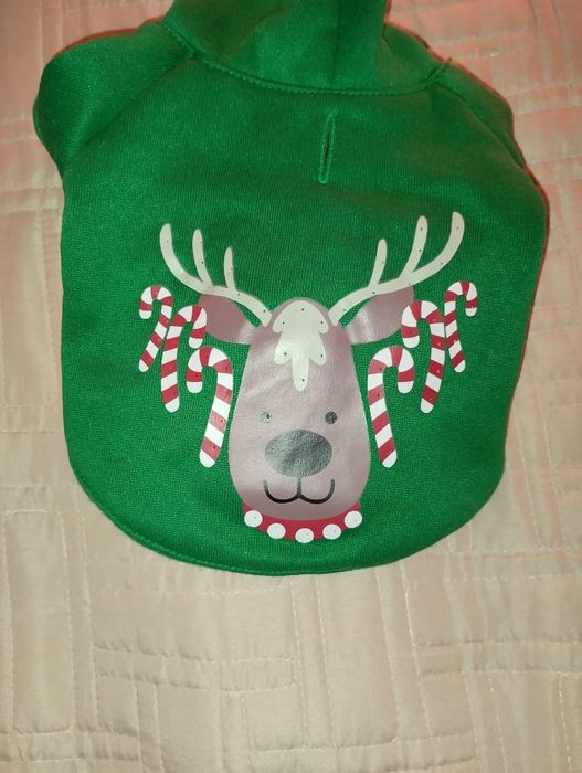Коледен суитчър за малко куче,коте светещ