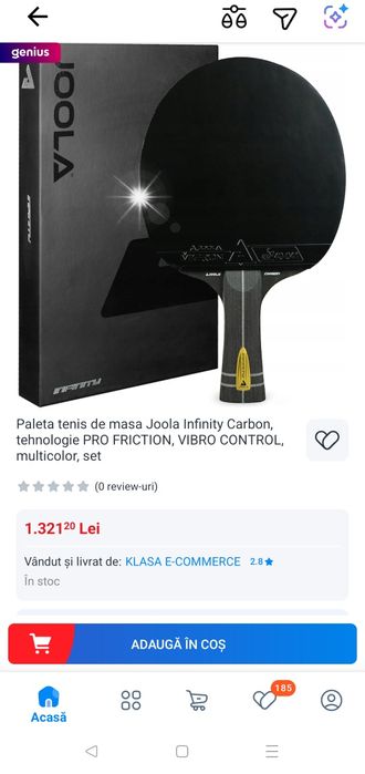 paletă tenis de masă Joola Carbon