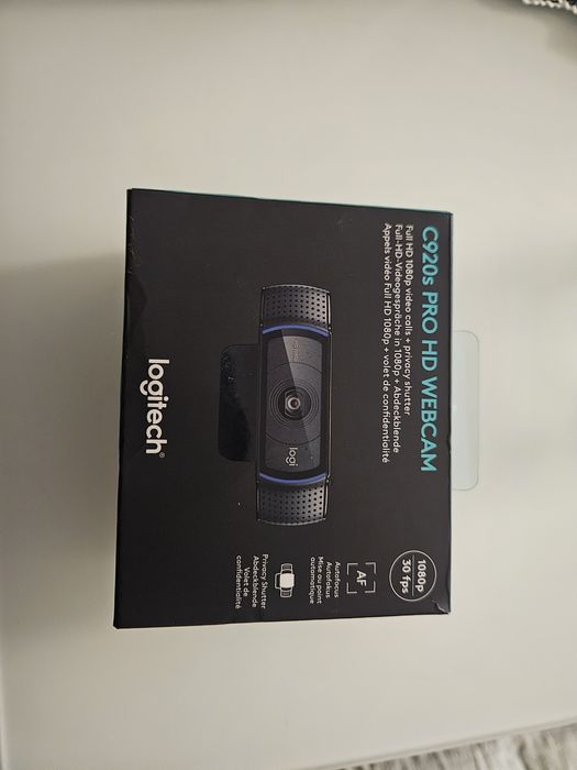 Уеб камера Logitech - C920S Pro, Full HD, черна