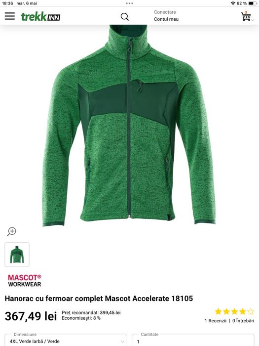 Mascot Accelerate Hanorac