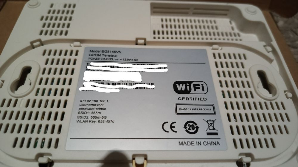 Gpon wifi roter uztelecom 5G