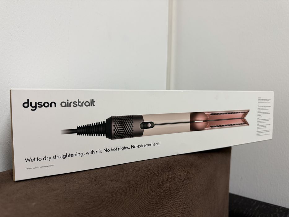 Dyson Airstrait Ceramic Blush – Placă de îndreptat părul | Sigilată | Nouă
