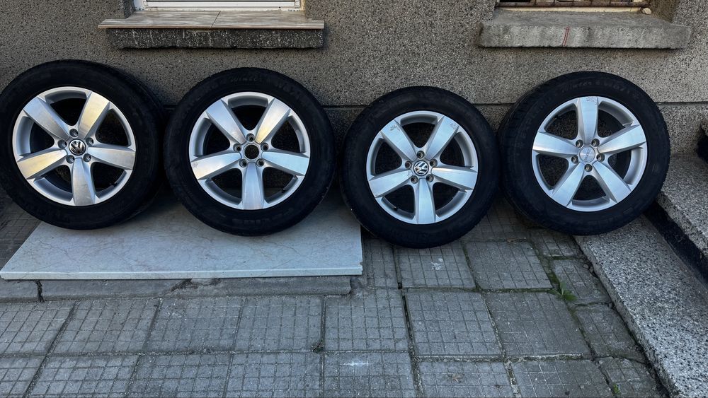 Фолцваген тигуан джанти 17'' 5х112 със зимни гуми