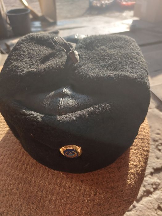 Шапка ушанка цигейковая