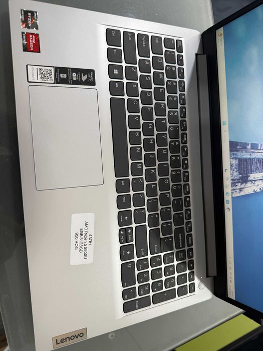 Laptop ideapad 1 AMD Ryzen 5 5500U 8GB RAM 512SSD