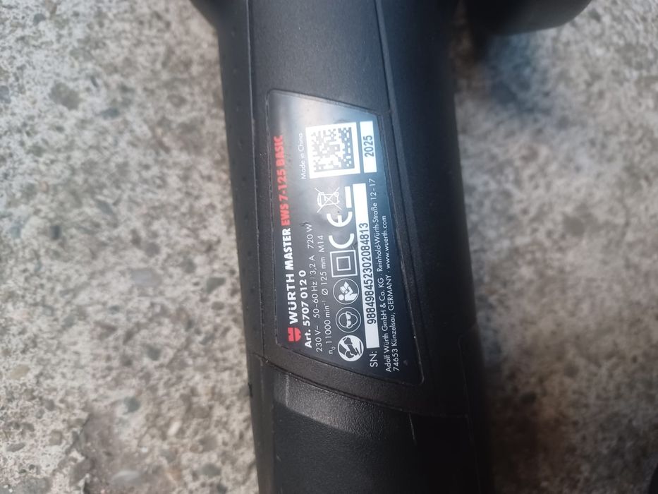 Flex wurth master ews 7-125 basic functional pret 300 de lei